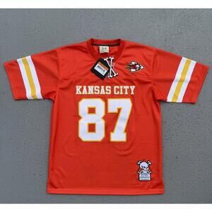 Brand X Men's Kansas City Chiefs Travis Kelce Jersey Red XL